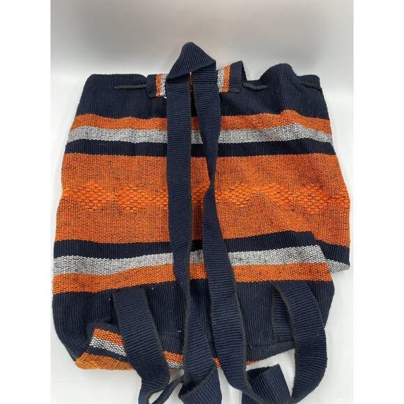 Denver Broncos Woven Backpack with Drawstring Closure NWOT - Picture 4 of 6